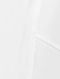 Cotton-Blend Seam-Cinched Shirt