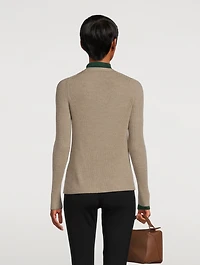 Slim-Fit Wool Cardigan