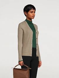 Slim-Fit Wool Cardigan