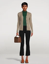 Slim-Fit Wool Cardigan