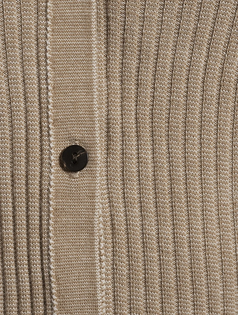 Slim-Fit Wool Cardigan