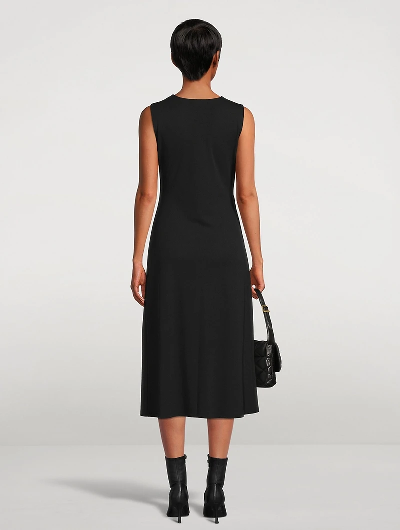 Drape Tuck Sheath Dress