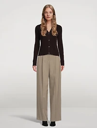 Plaited Lurex Cardigan
