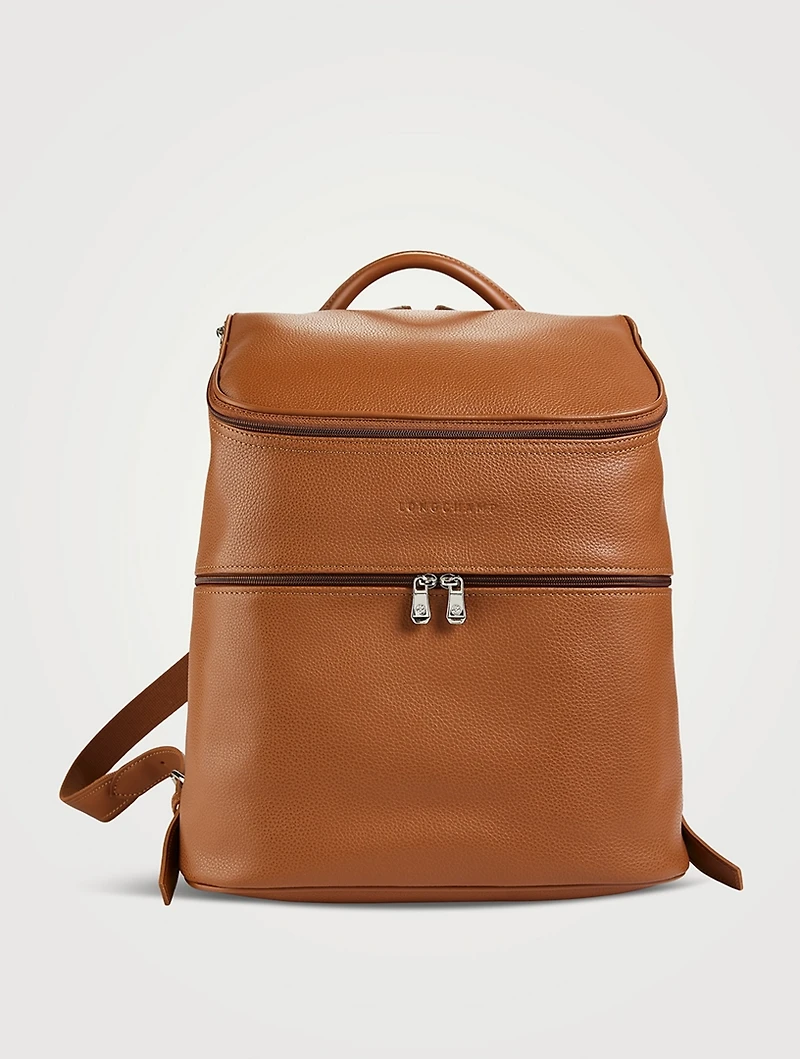 Le Foulonné Leather Backpack