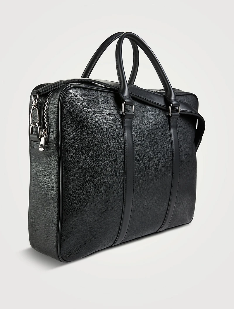 Le Foulonné Medium Leather Briefcase