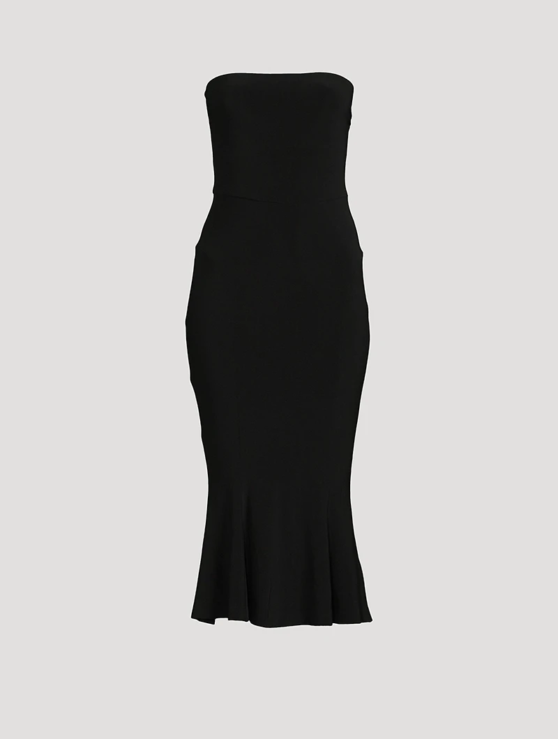 Strapless Fishtail Dress