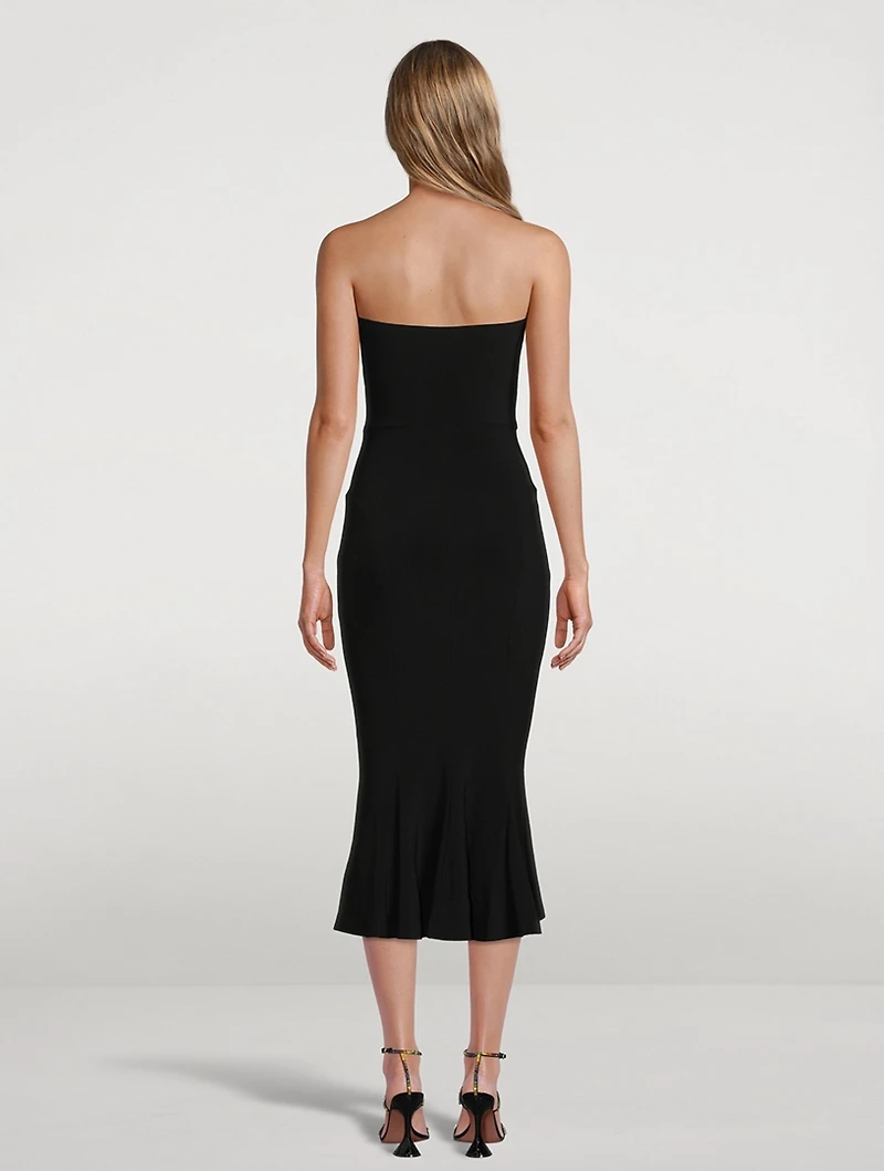 Strapless Fishtail Dress