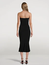 Strapless Fishtail Dress