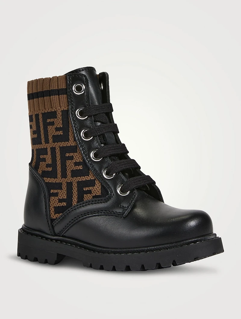 Toddler Leather Biker Boots