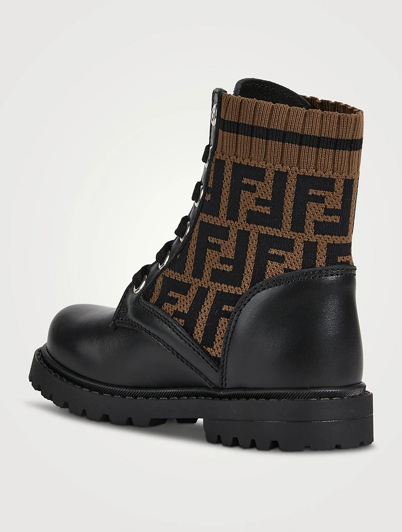 Toddler Leather Biker Boots