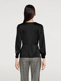 Twist-Front Blouse