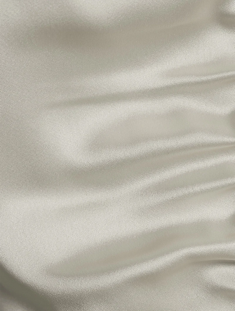 Ruched Button-Down Shirt