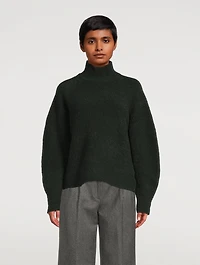 Cozy Bouclé Turtleneck Sweater