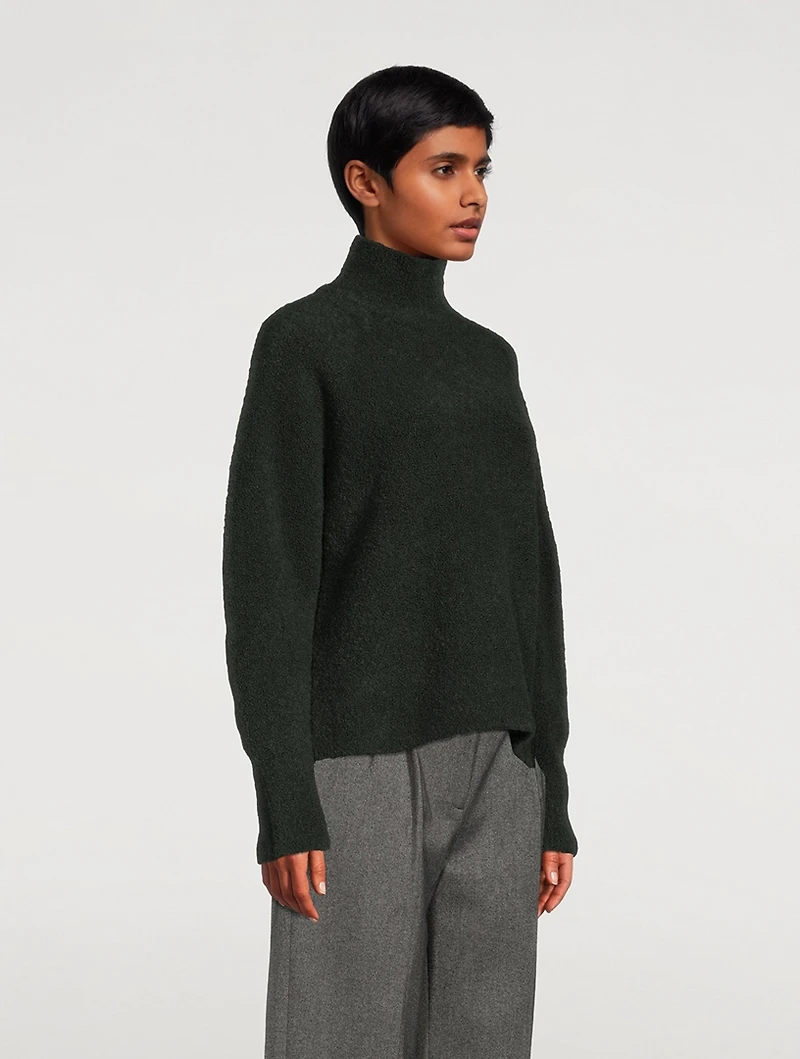 Cozy Bouclé Turtleneck Sweater