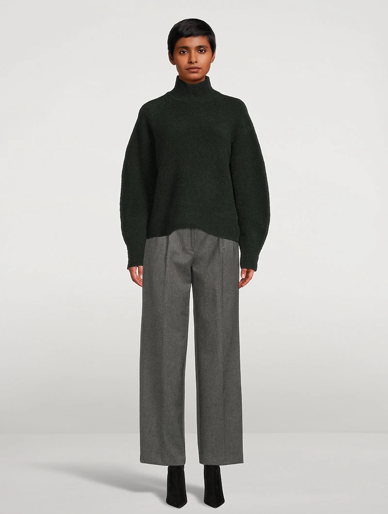Cozy Bouclé Turtleneck Sweater