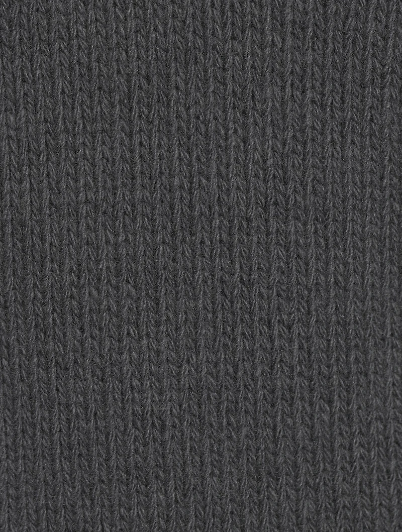 Scalloped Polo Felted Sweater