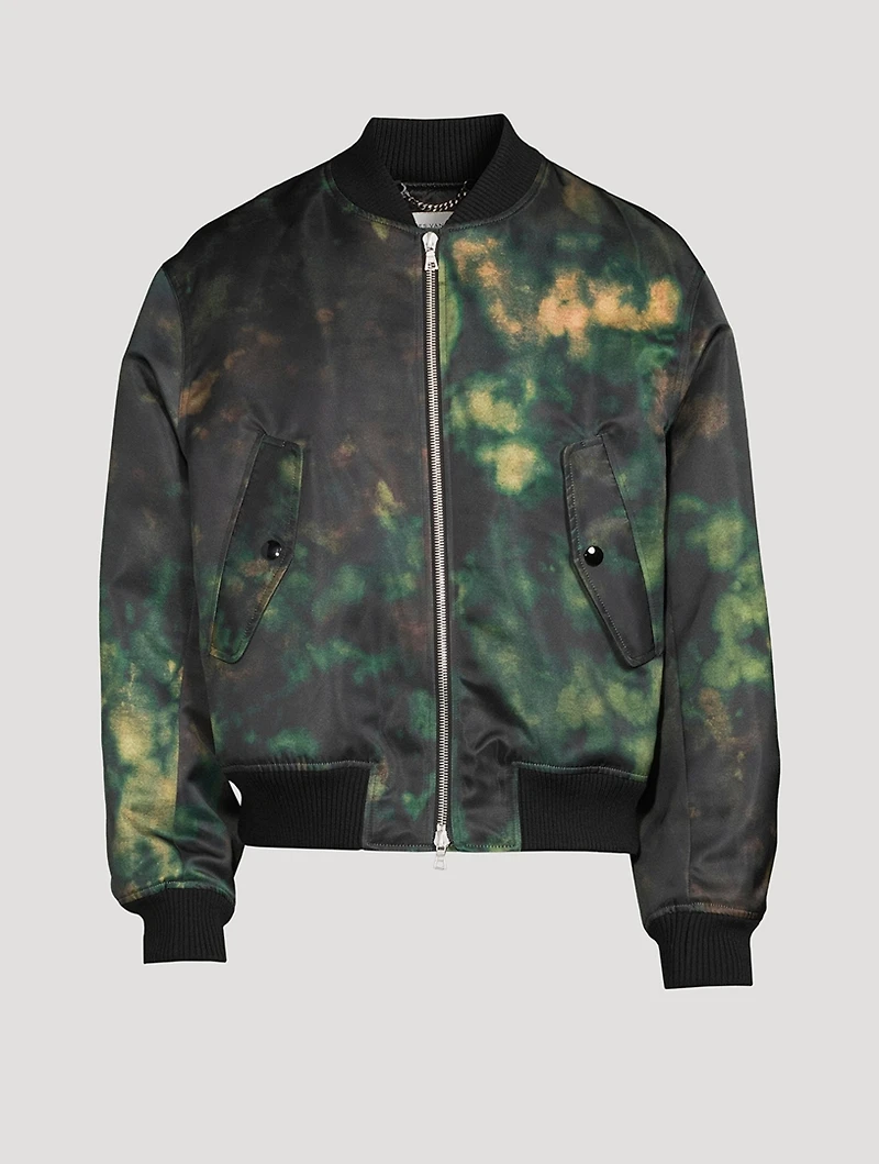 Verso Bomber Jacket Acid Print