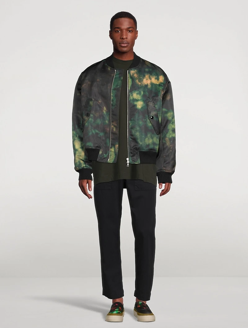 Verso Bomber Jacket Acid Print