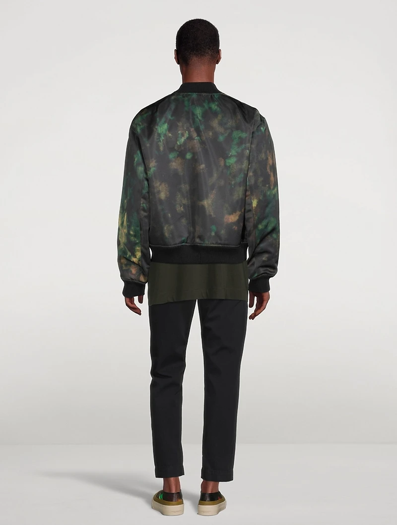 Verso Bomber Jacket Acid Print