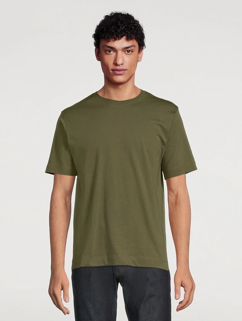 M.K. Cotton Crewneck T-Shirt