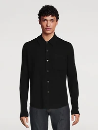 Cashmere Polo Cardigan