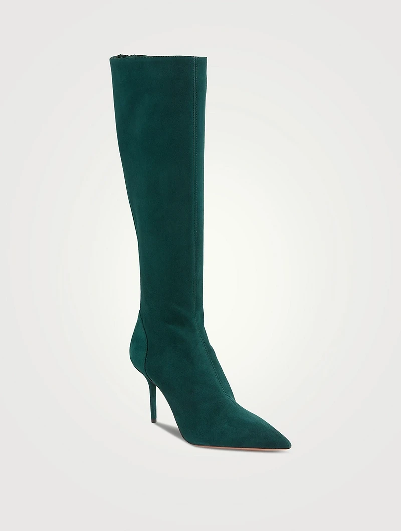 Saint Honore Suede Knee-High Boots