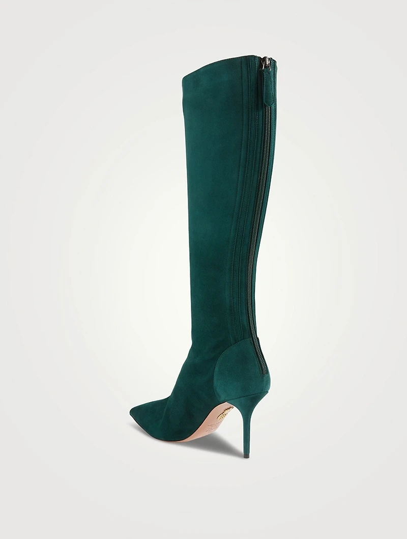 Saint Honore Suede Knee-High Boots