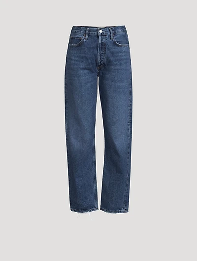 90s Pinch Waist Straight Jeans