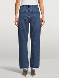 90s Pinch Waist Straight Jeans