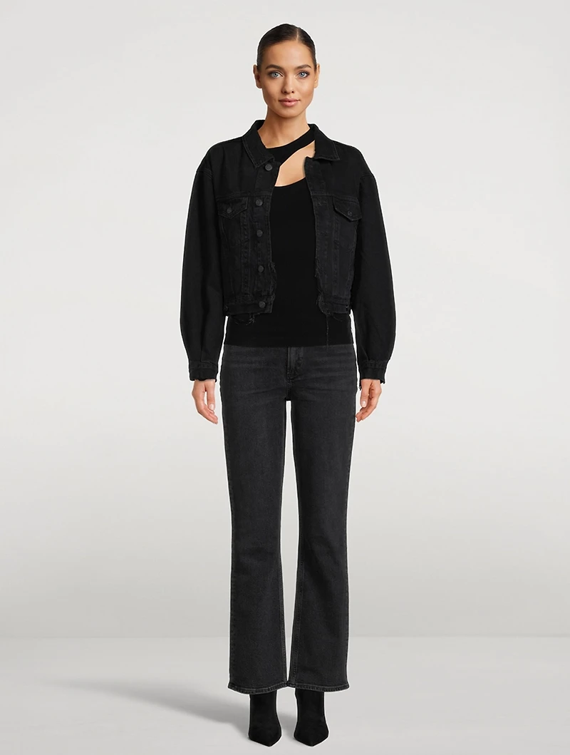 Charli Shrunken Denim Jacket