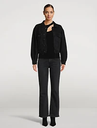 Charli Shrunken Denim Jacket