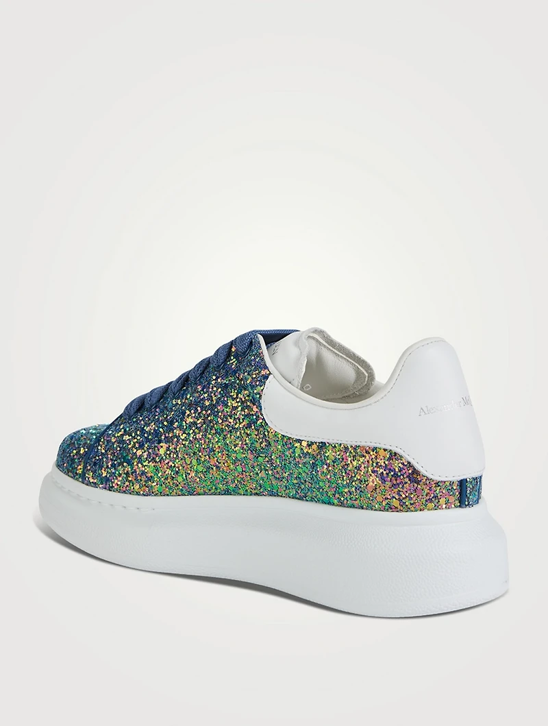 Oversized Sneaker With Glitter
