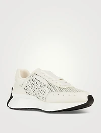Sprint Runner Mesh And Leather Sneakers