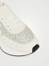 Sprint Runner Mesh And Leather Sneakers