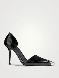 Punk Patent Leather d'Orsay Pumps