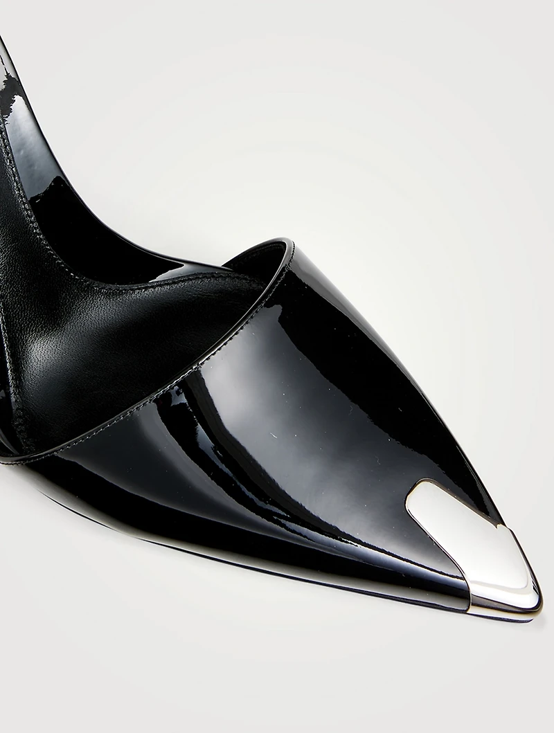 Punk Patent Leather d'Orsay Pumps