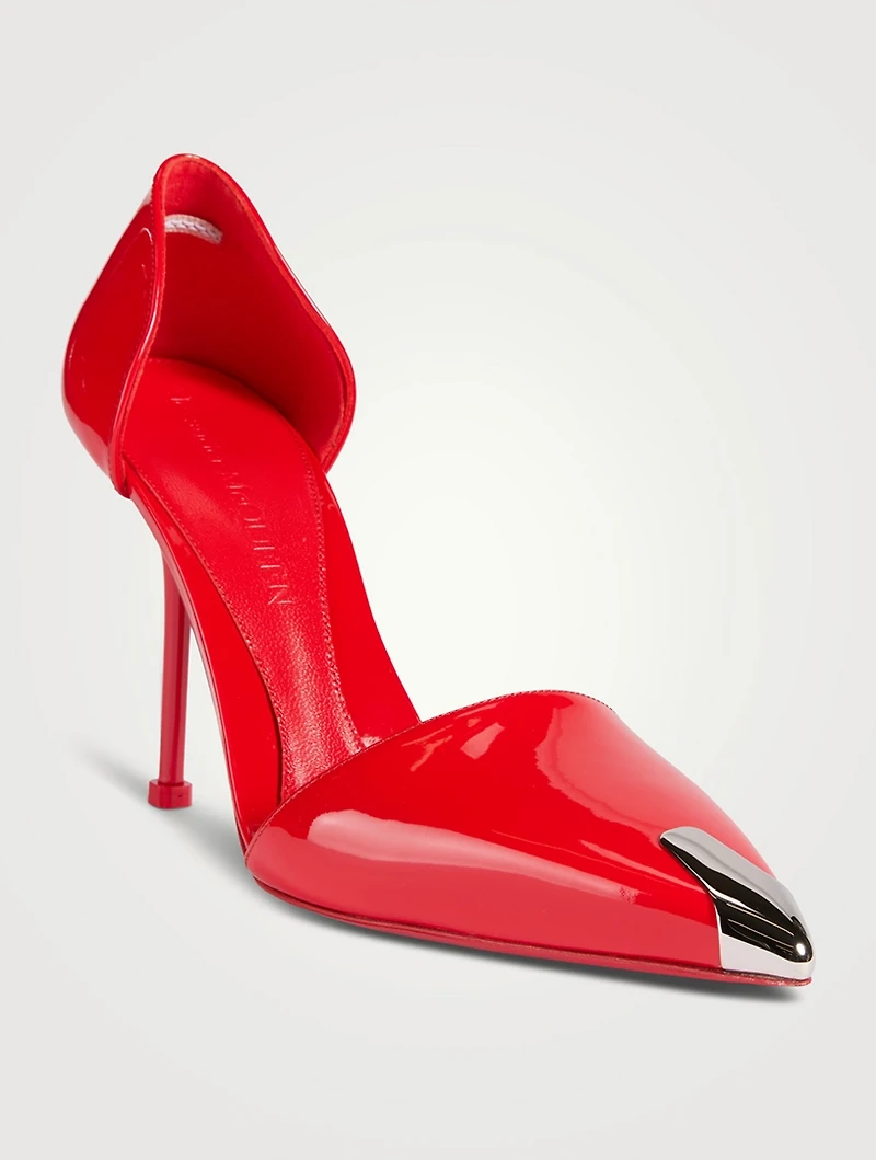 Punk Patent Leather d'Orsay Pumps