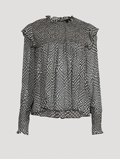 Fawn Printed Blouse