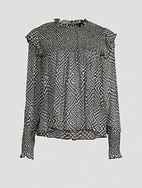 Fawn Printed Blouse
