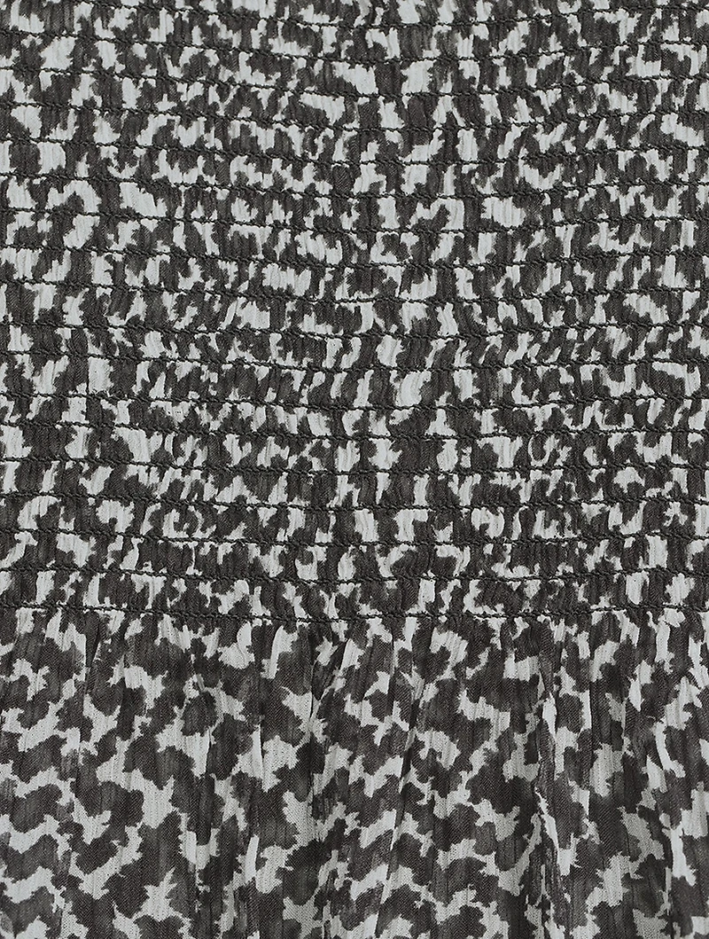 Fawn Printed Blouse