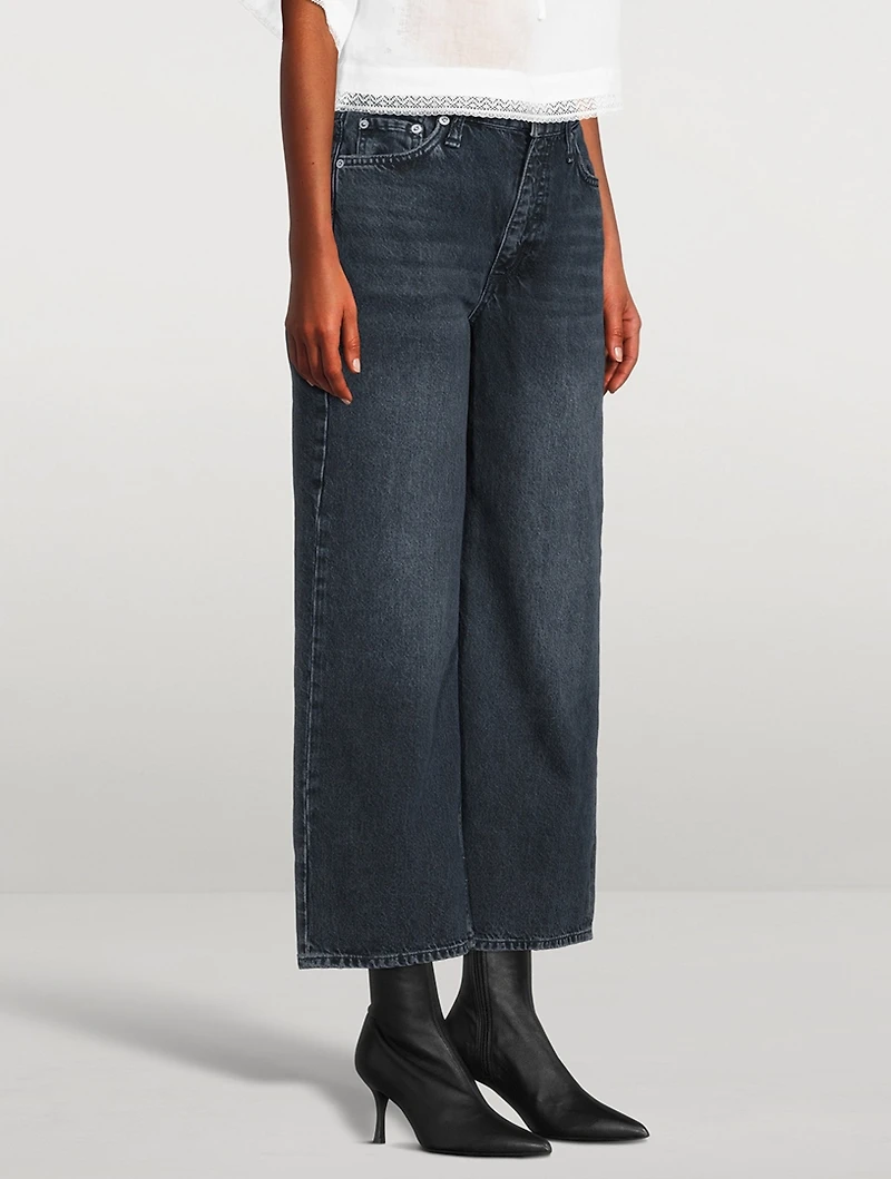 Andi Cropped Wide-Leg Jeans