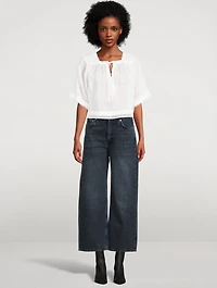 Andi Cropped Wide-Leg Jeans