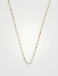 10K Gold Curb Chain Necklace