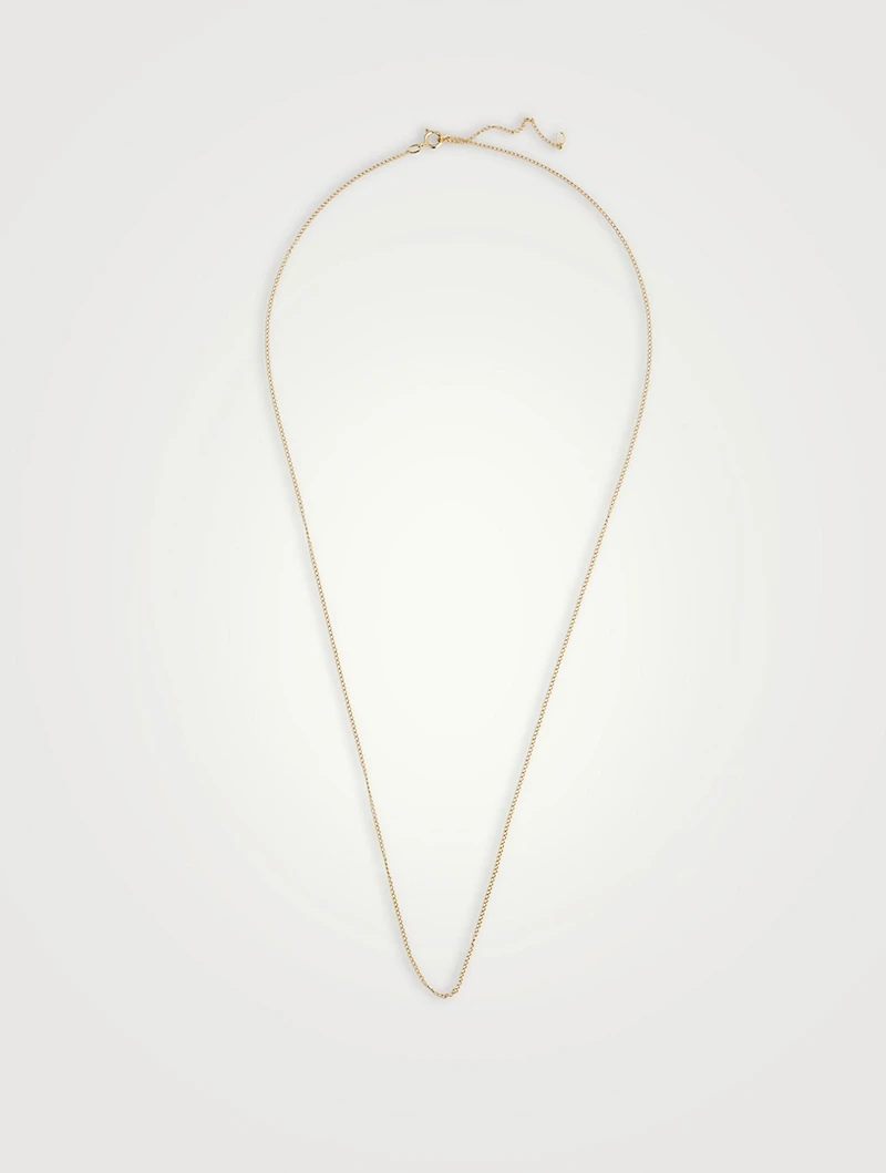 10K Gold Curb Chain Necklace