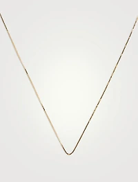 14K Gold Shimmering Box Chain
