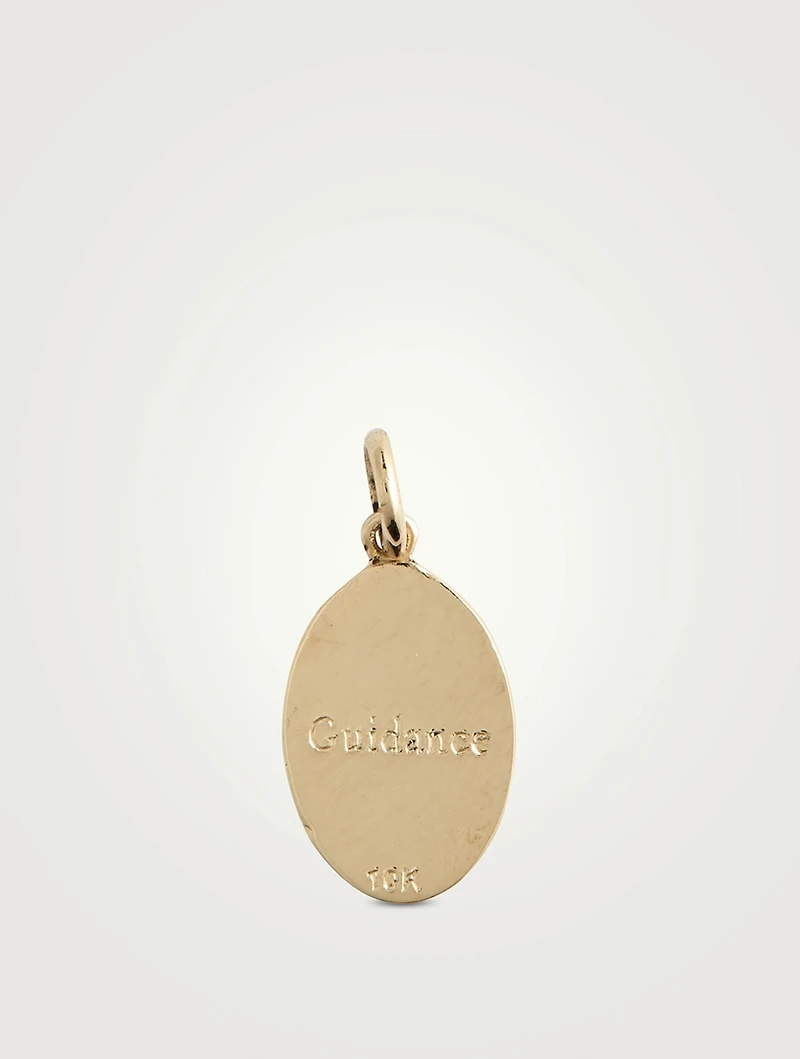 10K Gold Camel Token Pendant With Diamond