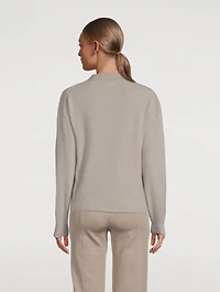 Long Sleeve V-Neck Polo Sweater