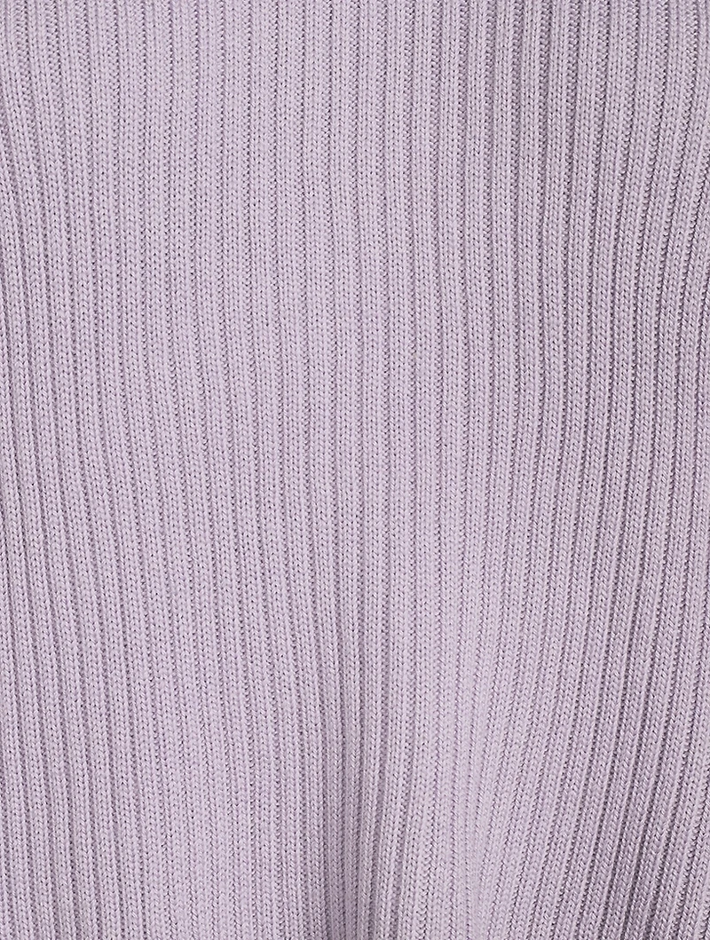 Merino Wool And Silk Twist Back Crewneck Sweater