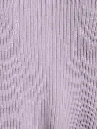 Merino Wool And Silk Twist Back Crewneck Sweater