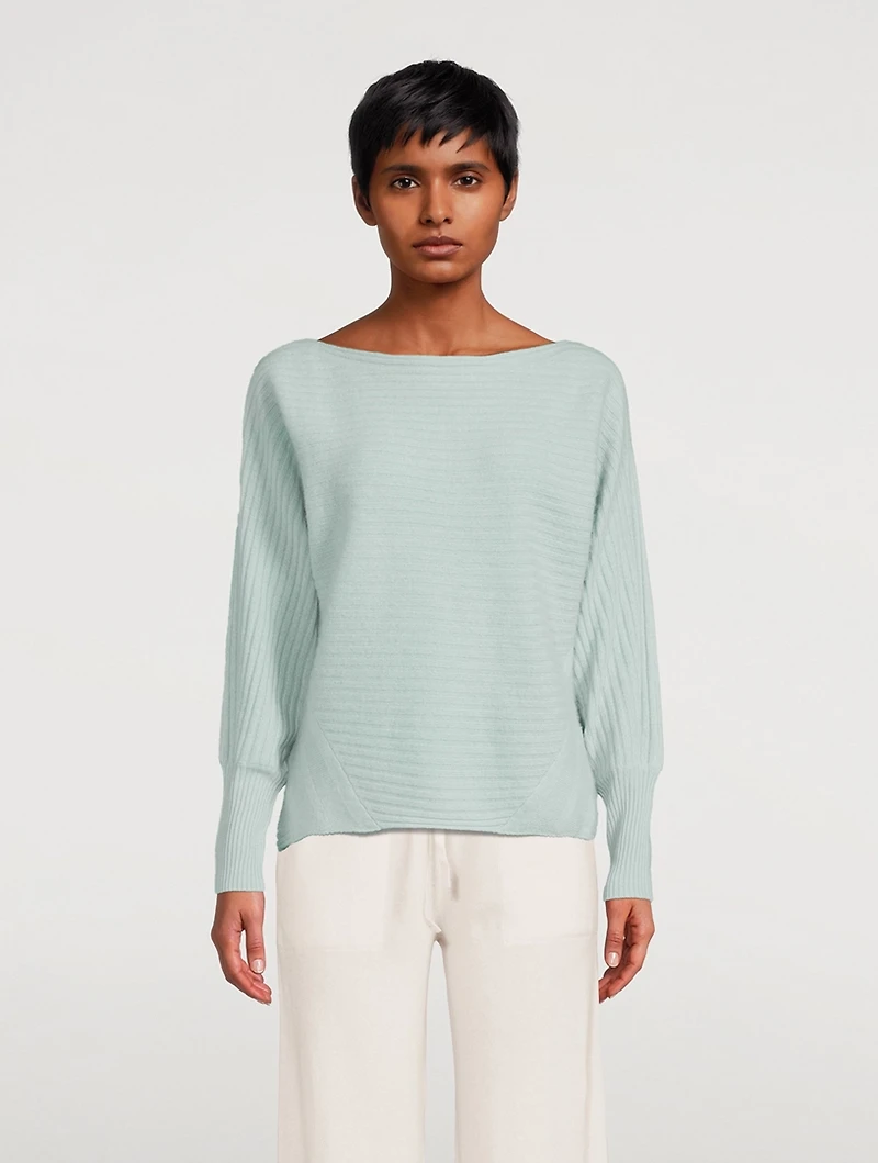 Coastal Cashmere Boatneck Sweater